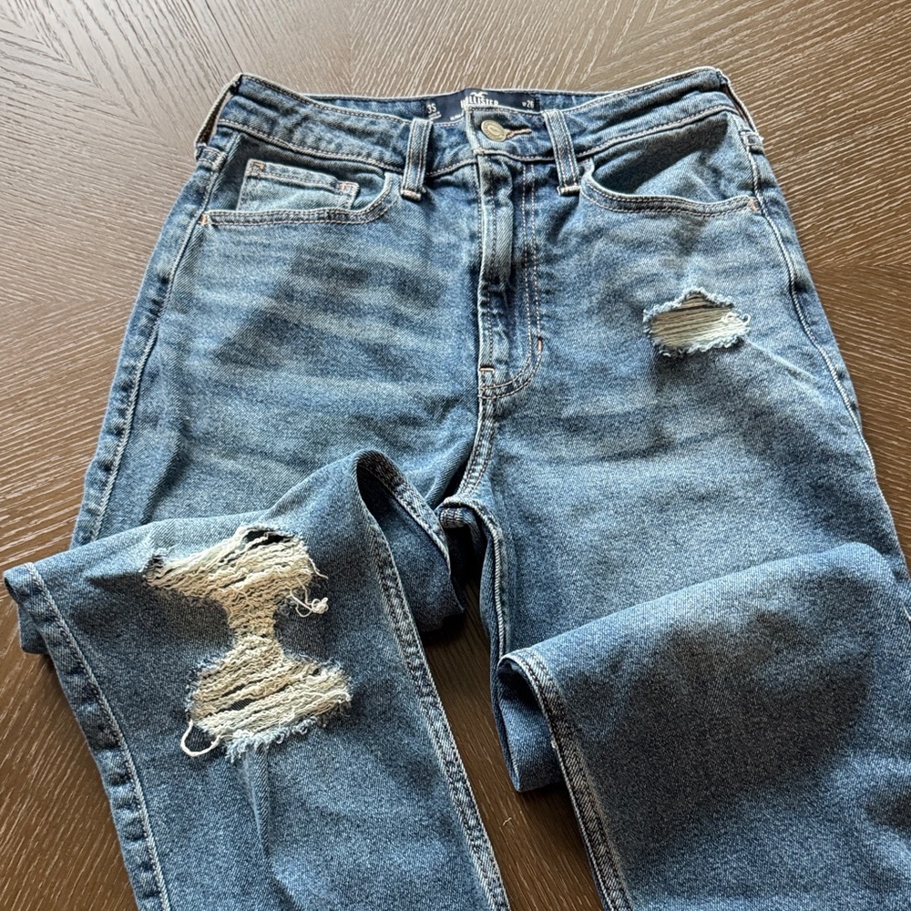 Distressed Hollister Women's Jeans